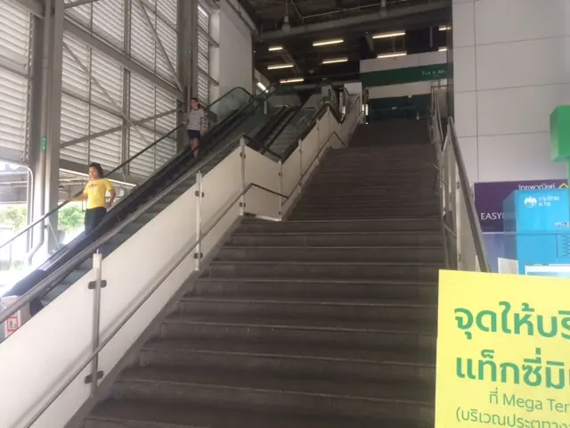 バスターミナル 階段＆エスカレーター